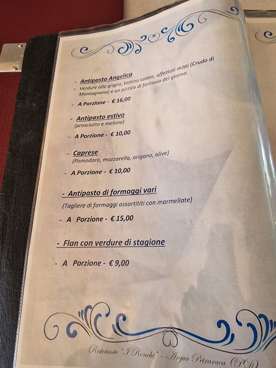 Menu Ristorante I Ronchi Cucina Tipica Padovana-10