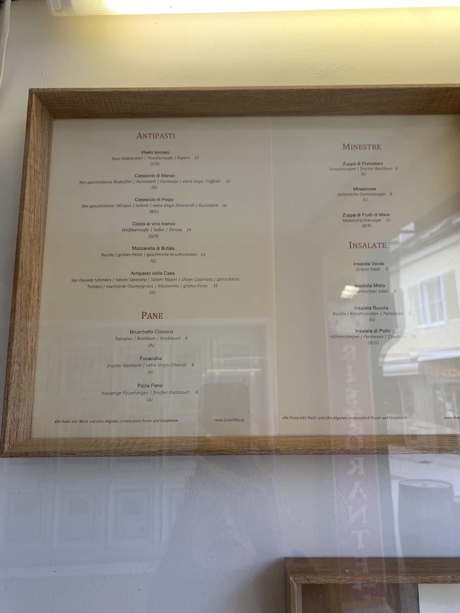 Menu Ristorante Il Cavallino Baden-10