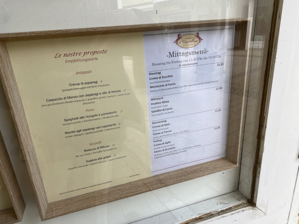 Menu Ristorante Il Cavallino Baden-5
