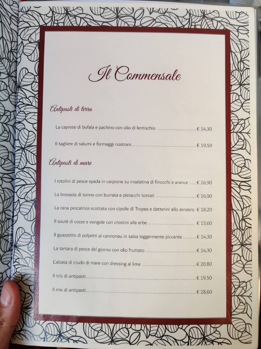 Menu Ristorante Il Commensale-2