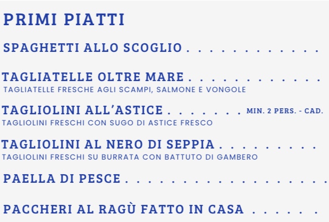 Menu Ristorante Il Giglio Marino-1