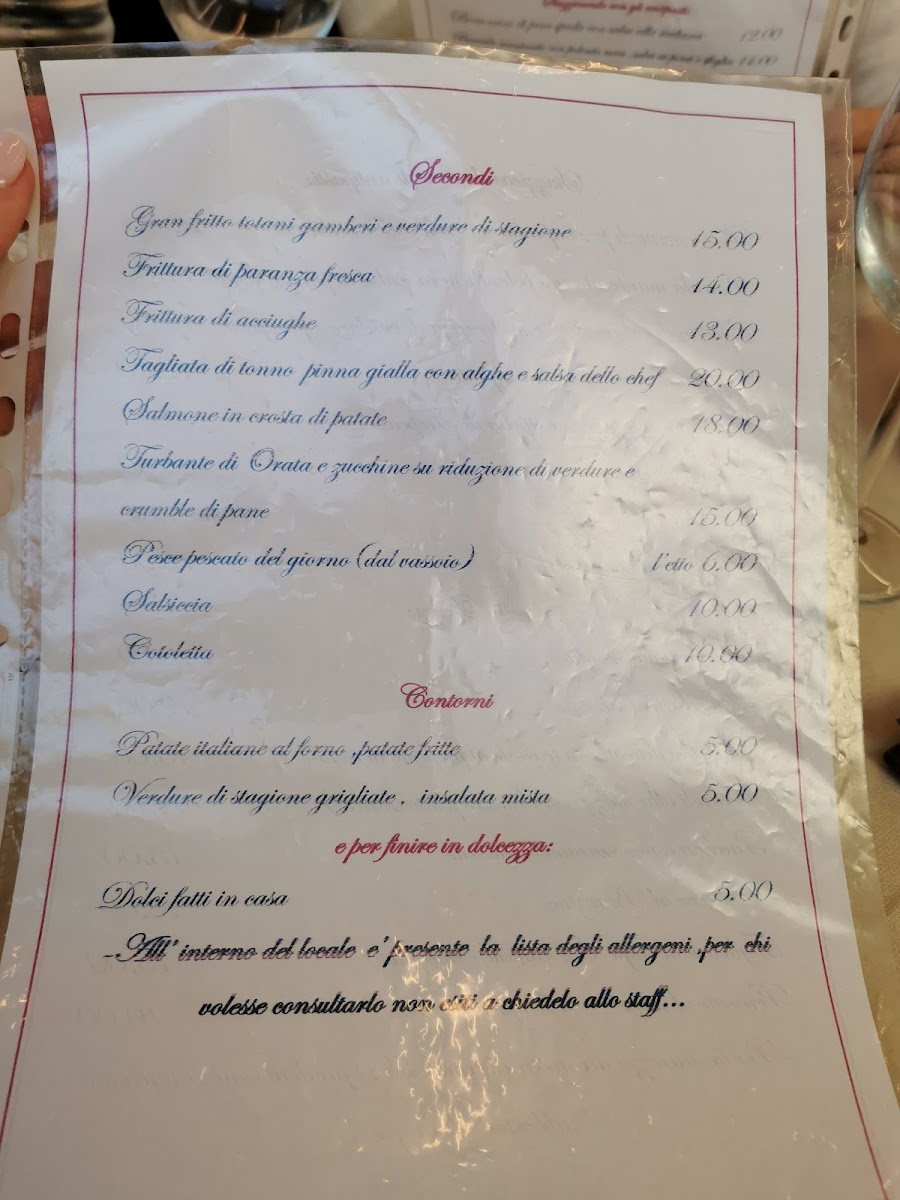 Menu Ristorante Il Giglio Marino-6