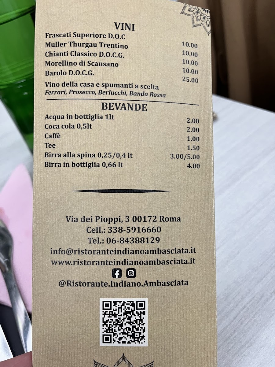 Menu Ristorante Indiano Ambasciata-2