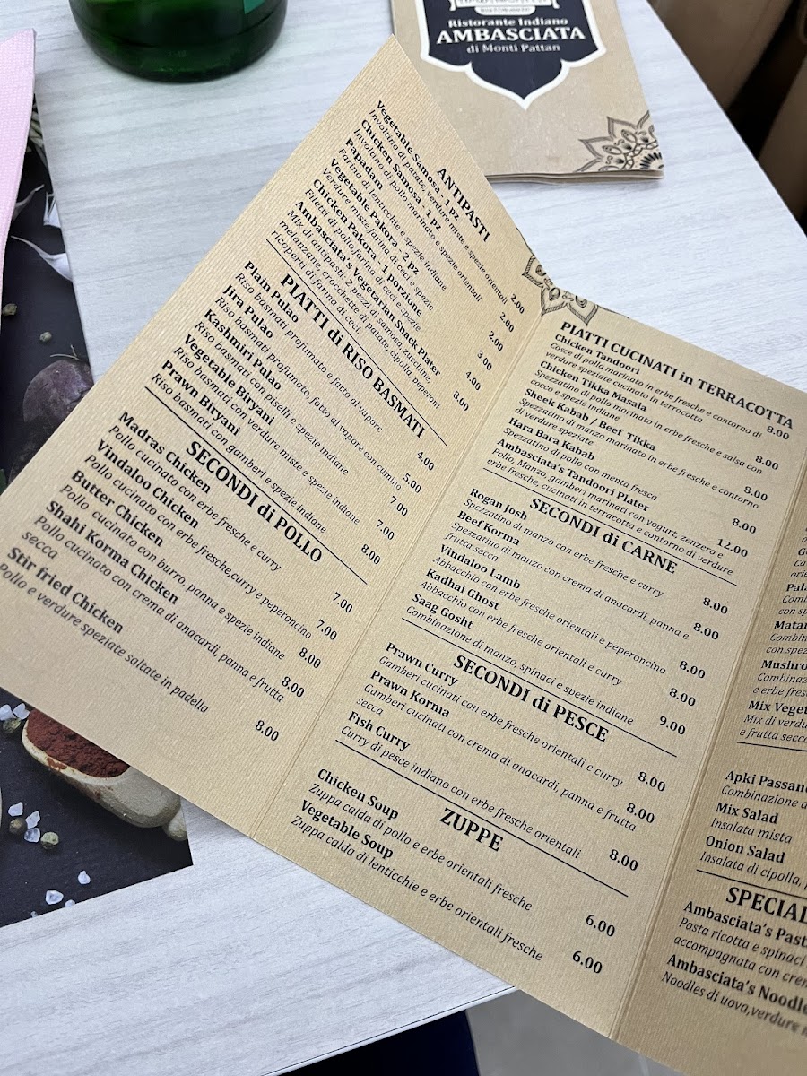 Menu Ristorante Indiano Ambasciata-8