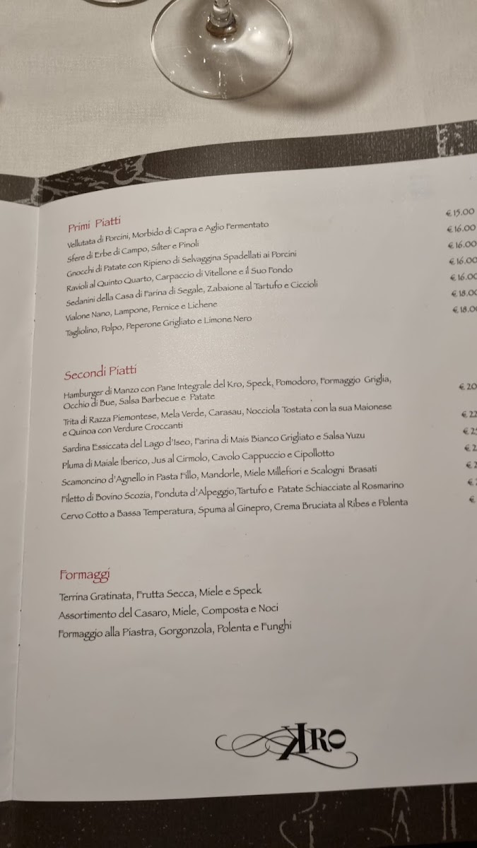 Menu Ristorante Kro-6