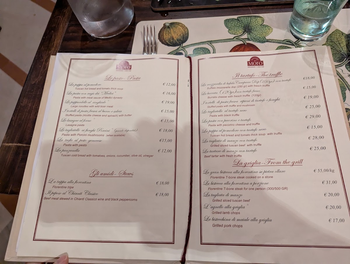Menu Ristorante La Bottega Del Moro-3