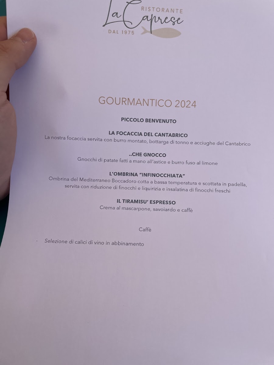Menu Ristorante La Caprese Dal 1975 (Mozzo)-4