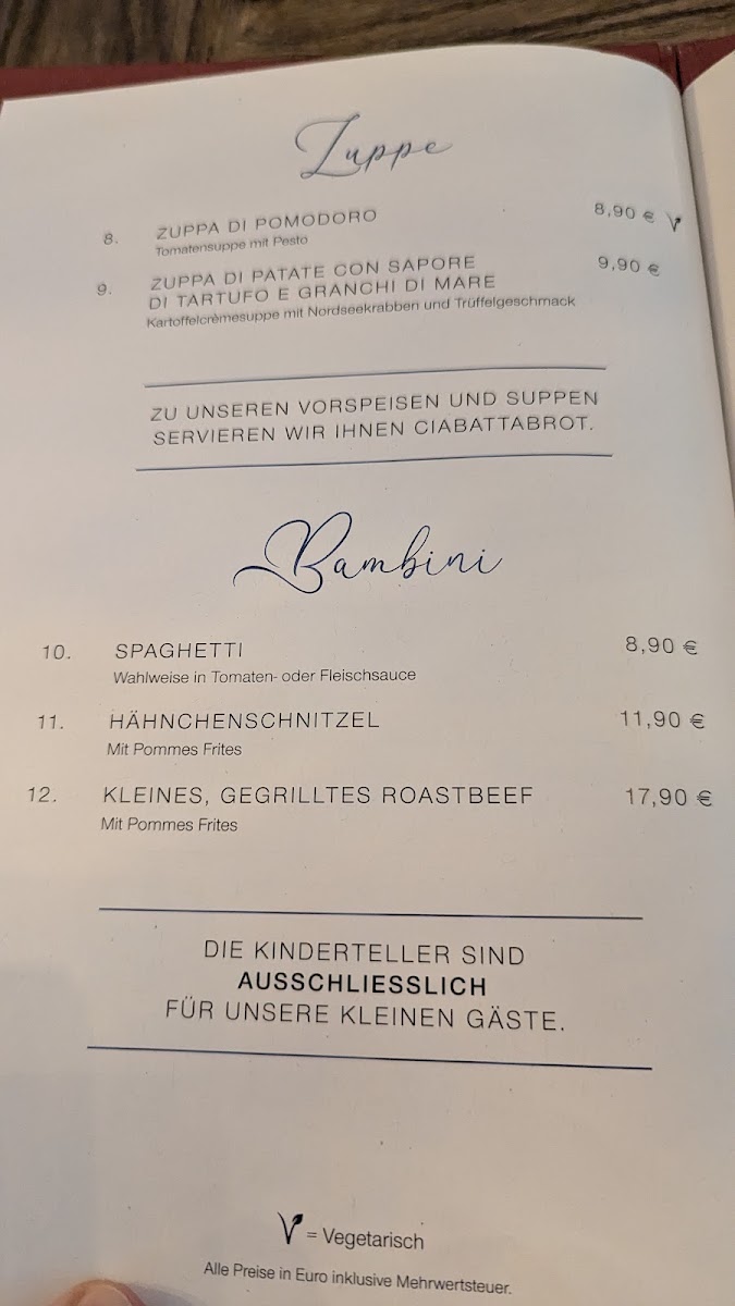 Menu Ristorante La Dolce Vita Cucina Italiana In Aurich-4