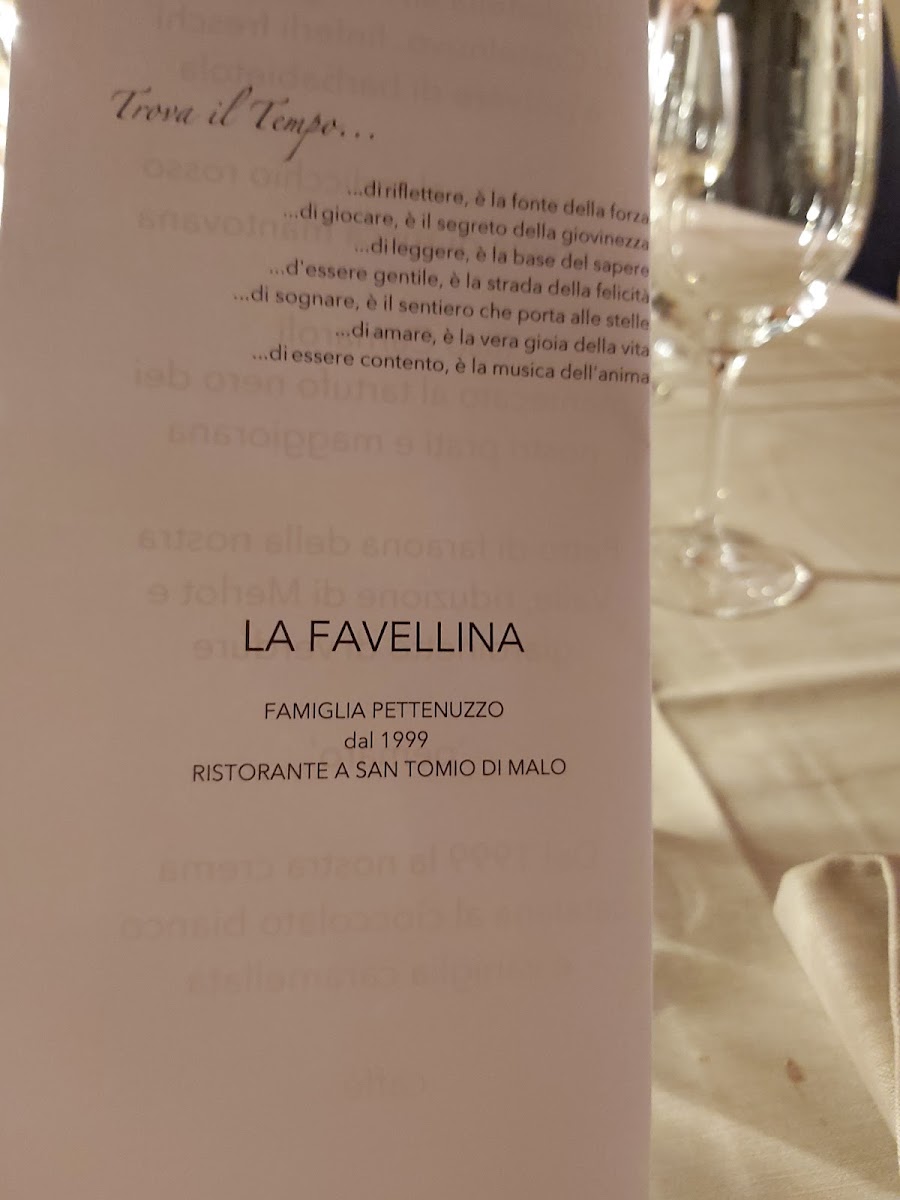 Menu Ristorante La Favellina-8