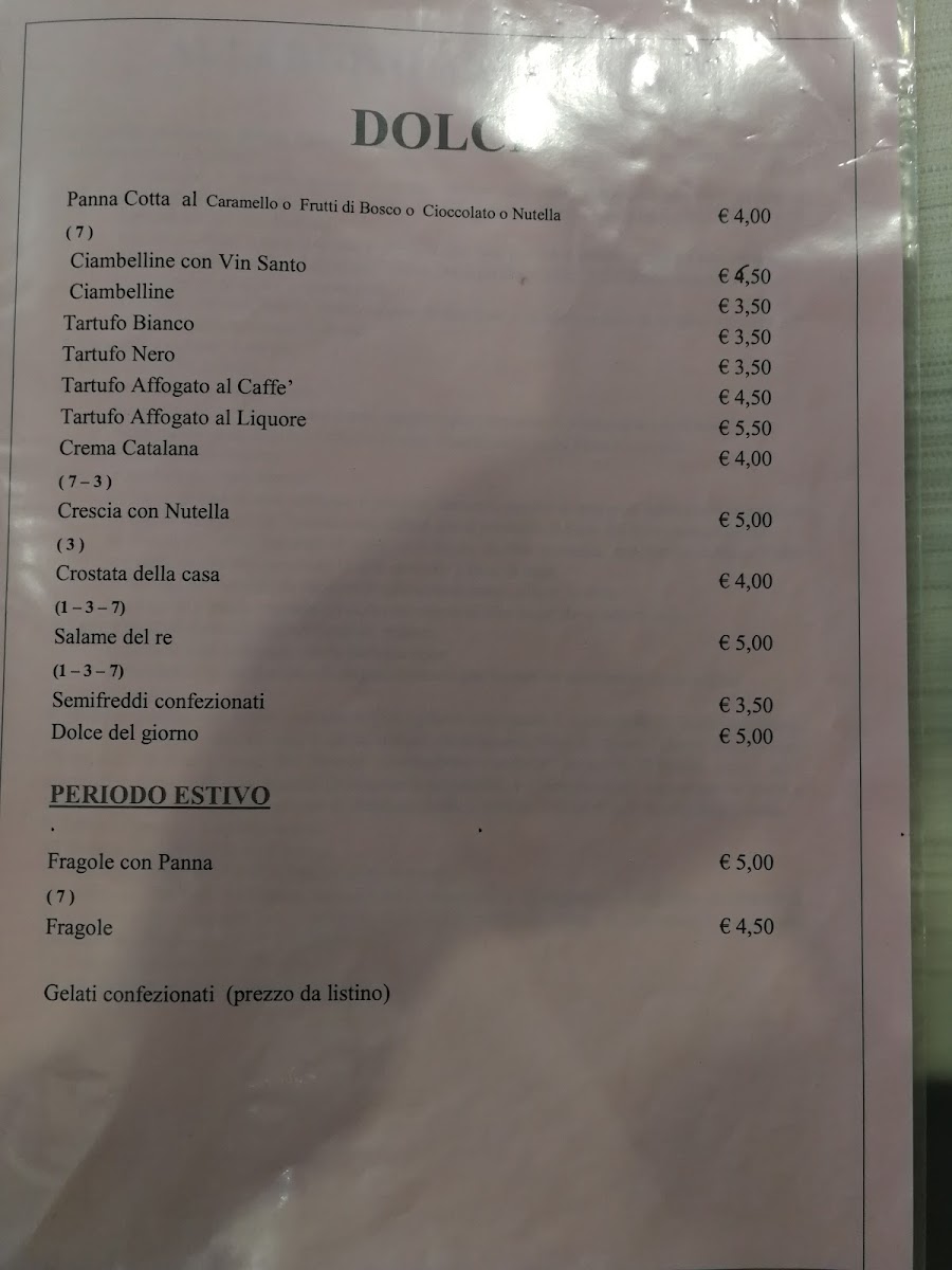 Menu Ristorante La Frasca-7