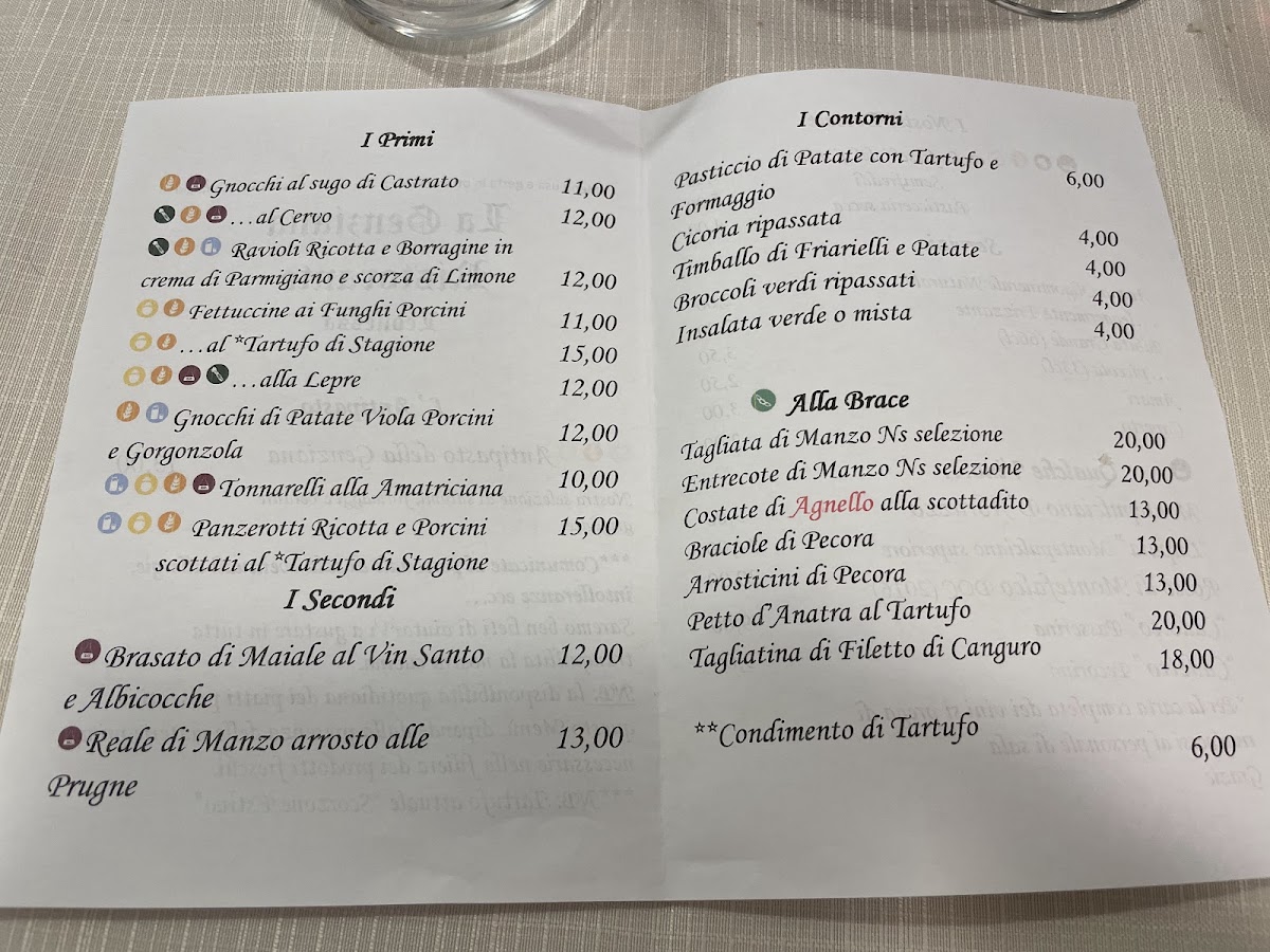 Menu Ristorante La Genziana-2