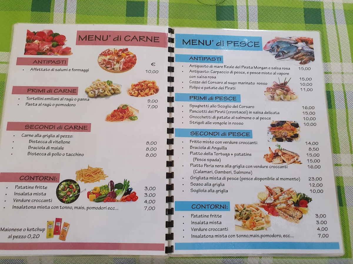 Menu Ristorante La Locanda Del Corsaro-1