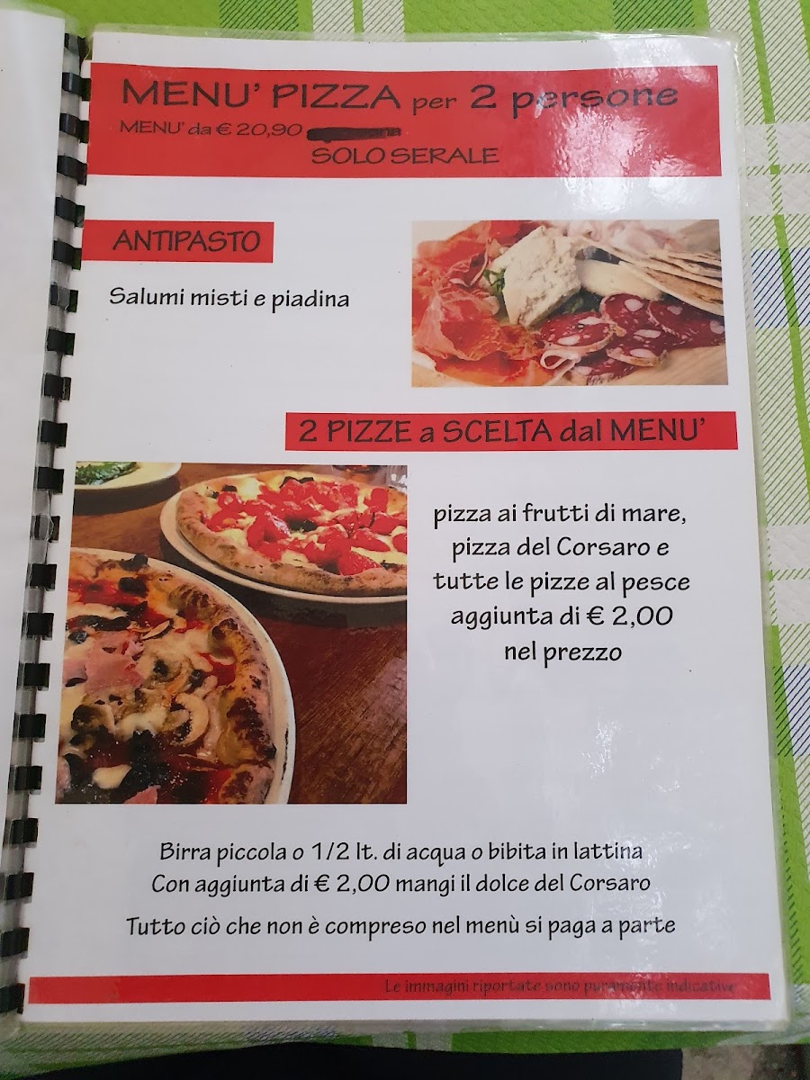 Menu Ristorante La Locanda Del Corsaro-2