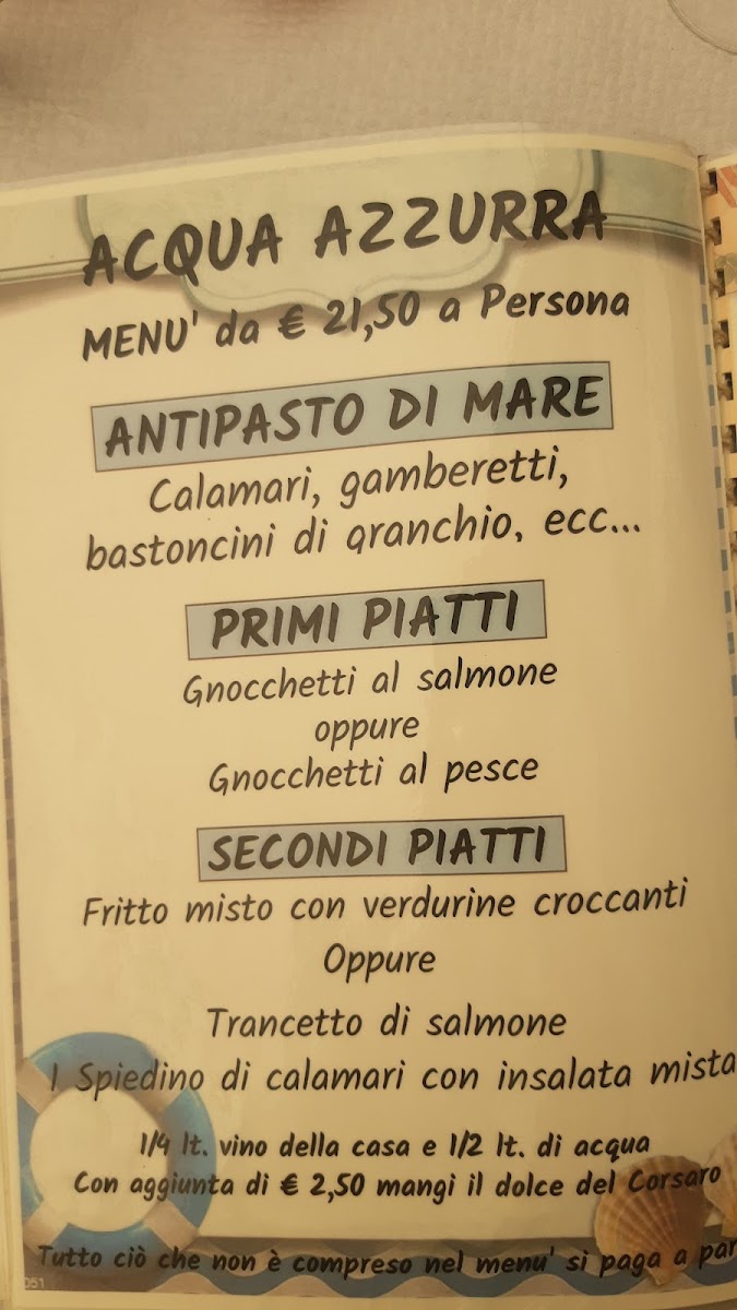 Menu Ristorante La Locanda Del Corsaro-4