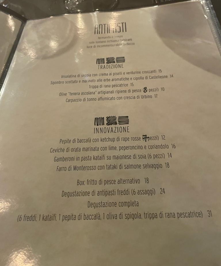 Menu Ristorante La Paglia Marotta-7