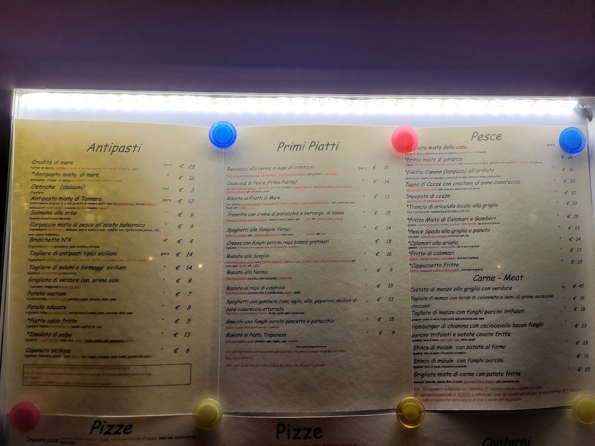 Menu Ristorante La Perla-6