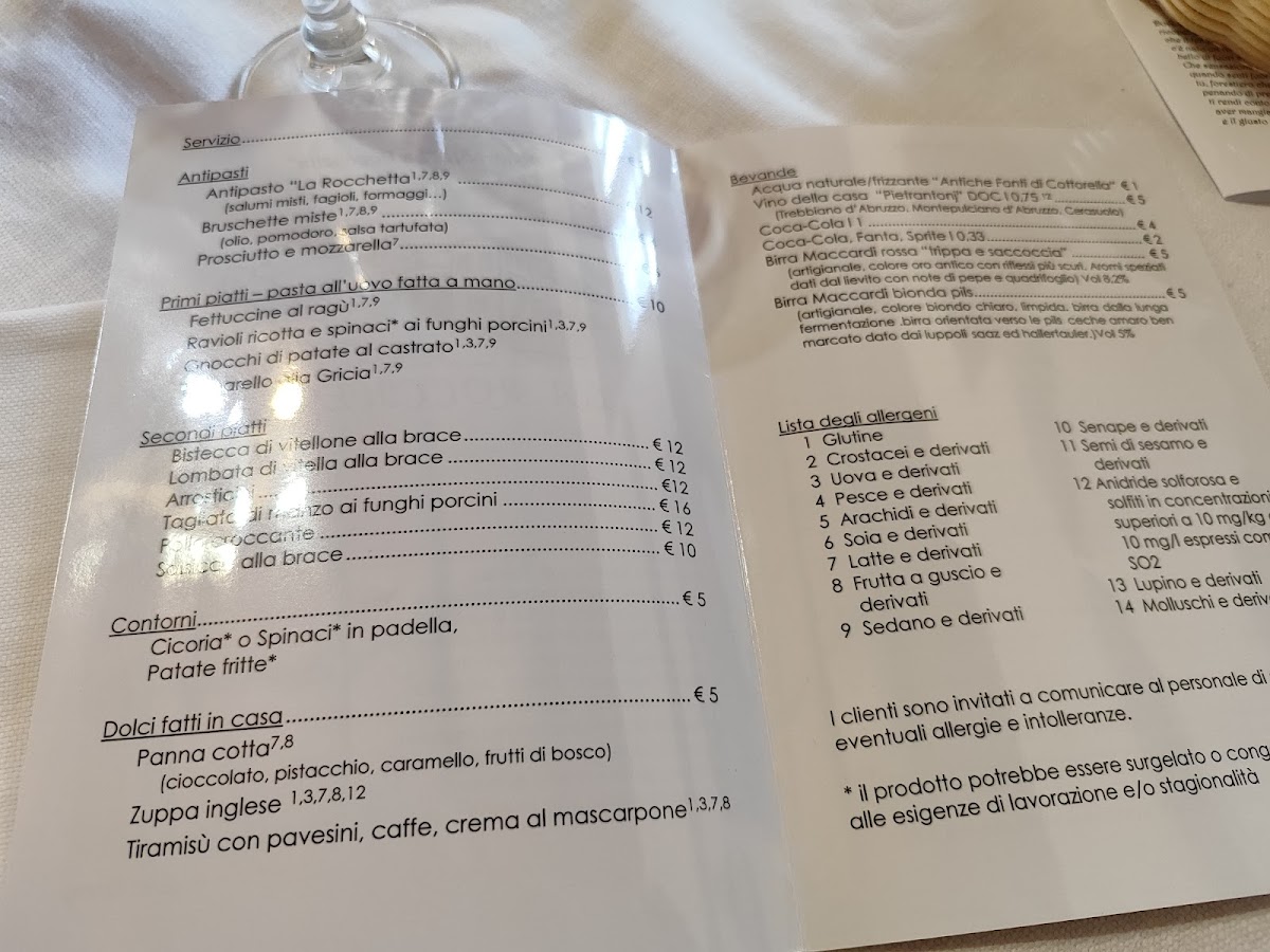 Menu Ristorante La Rocchetta-4