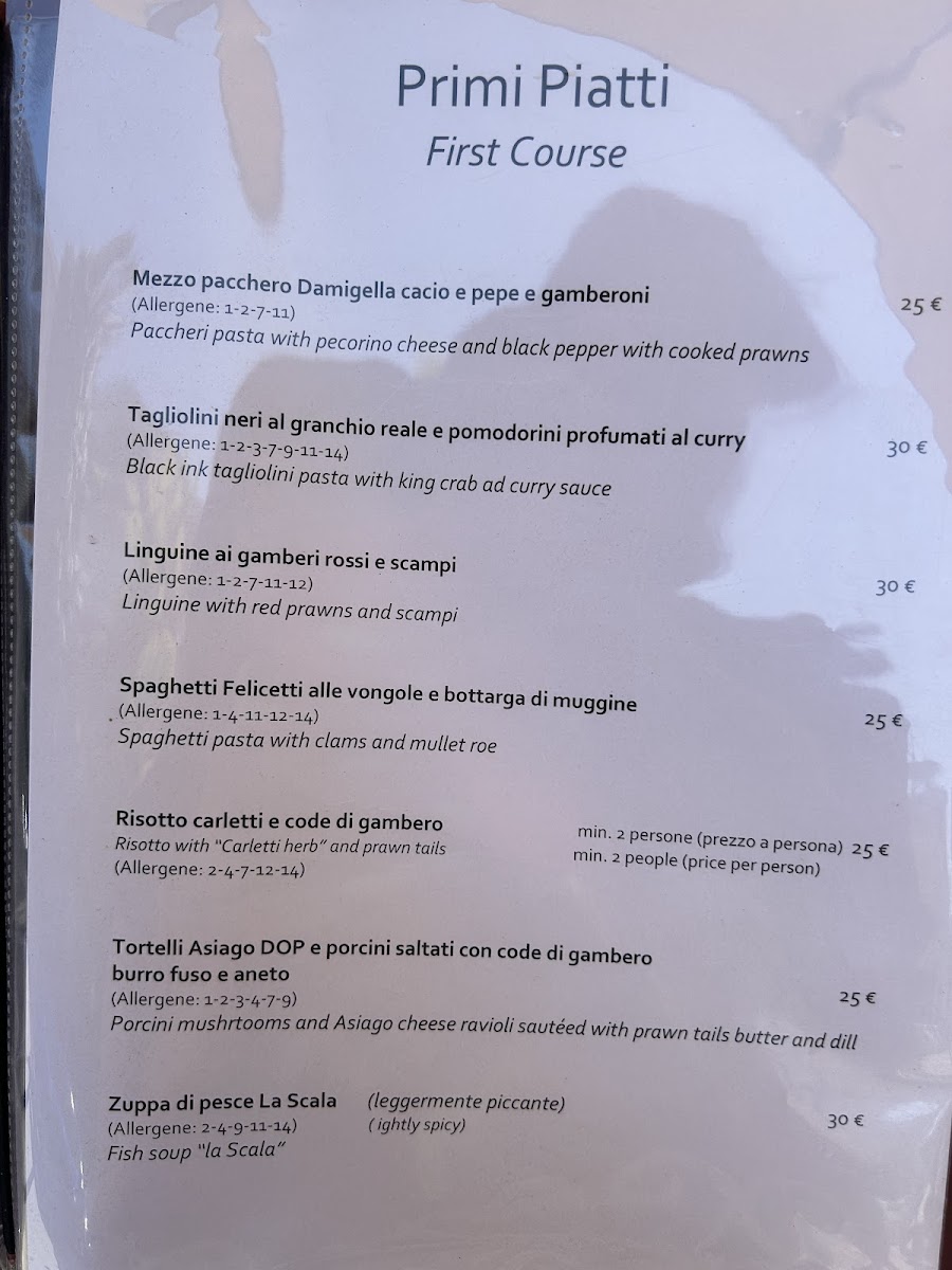 Menu Ristorante La Scala-2
