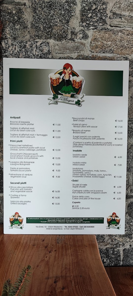 Menu Ristorante La Sorgente-5