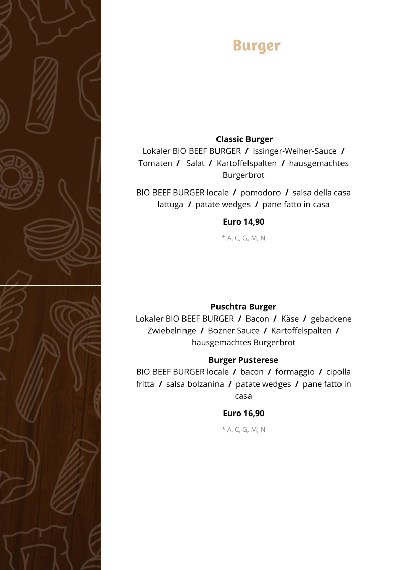 Menu Ristorante Lago D'issengo-10