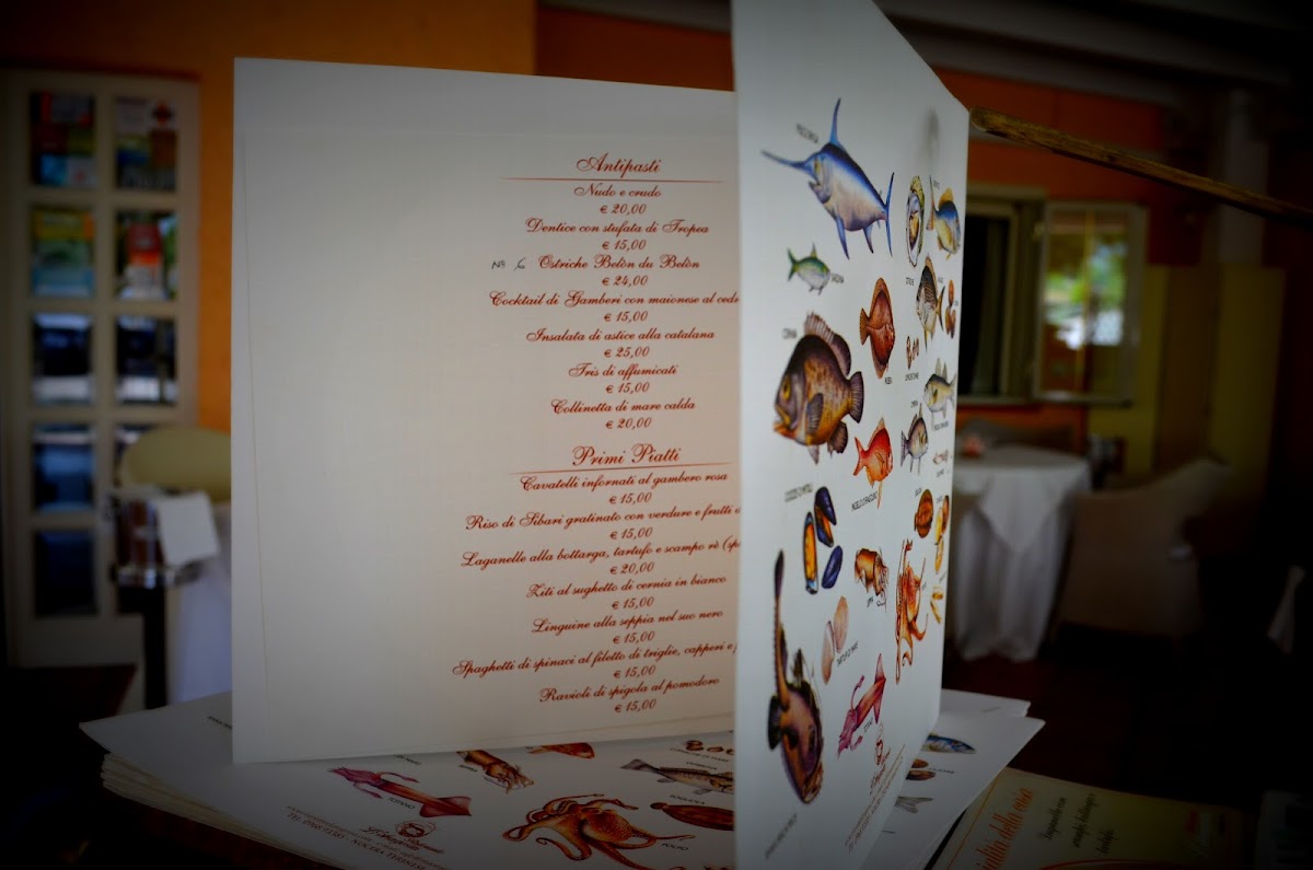 Menu Ristorante L'aragosta-1