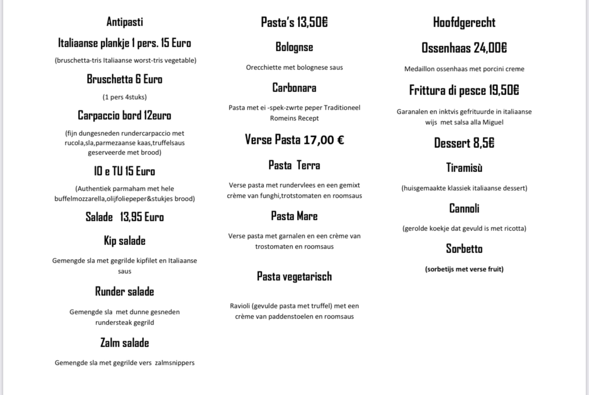 Menu Ristorante L’Arte Del Sapore-4