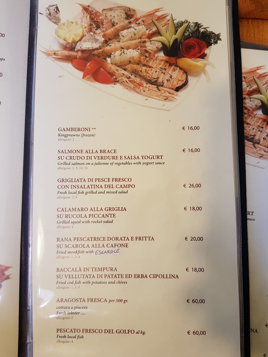 Menu Ristorante Le Grazie-7