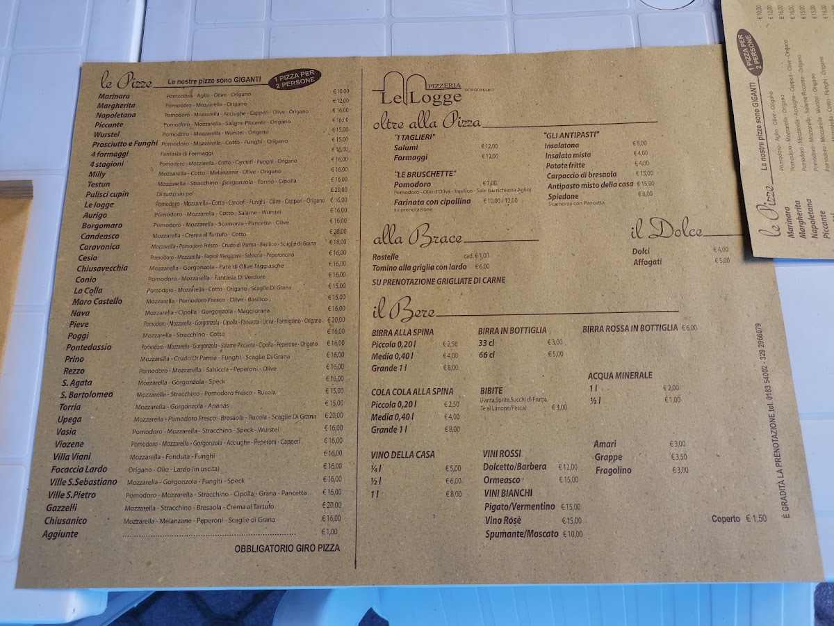Menu Ristorante Le Logge-5