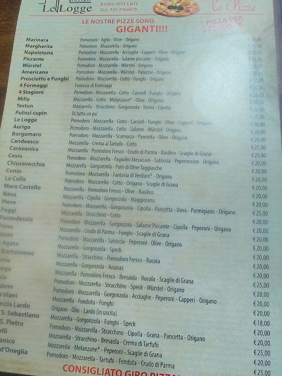 Menu Ristorante Le Logge-7