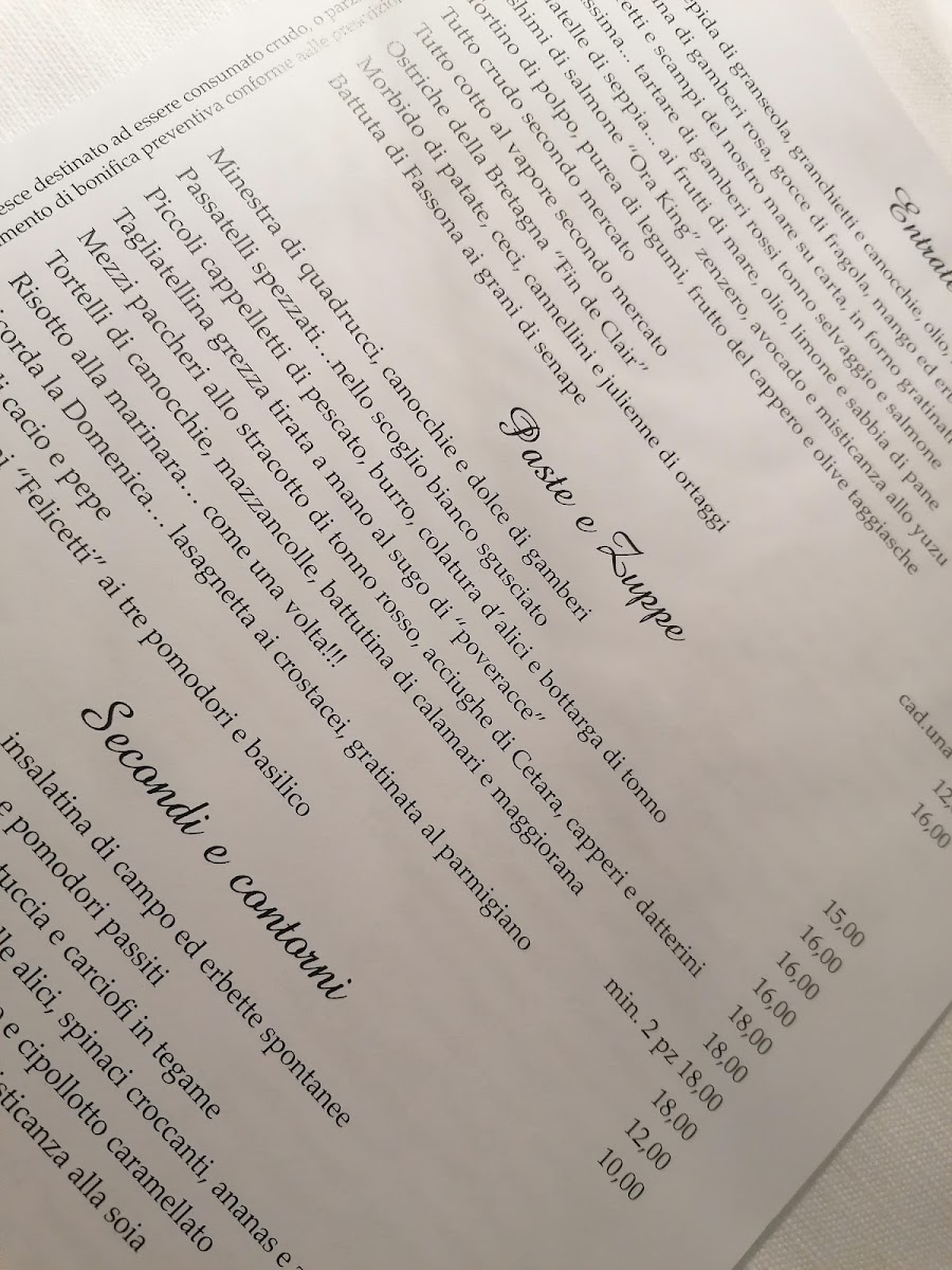 Menu Ristorante Le Vele-10