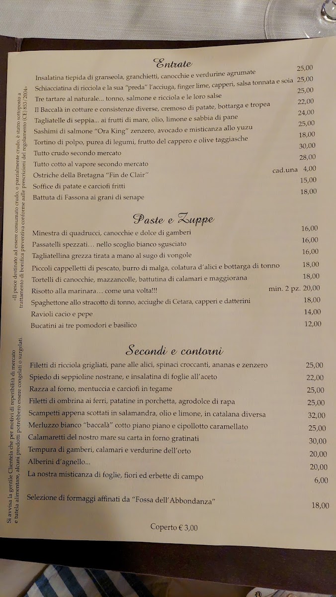 Menu Ristorante Le Vele-3