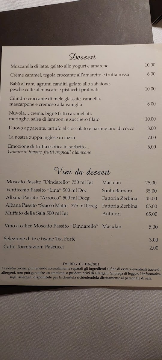 Menu Ristorante Le Vele-6