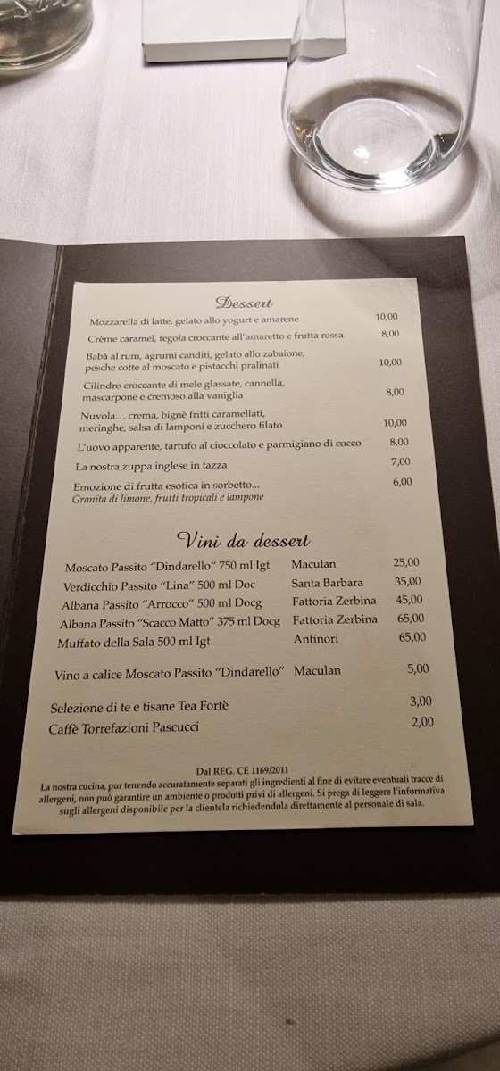 Menu Ristorante Le Vele-8