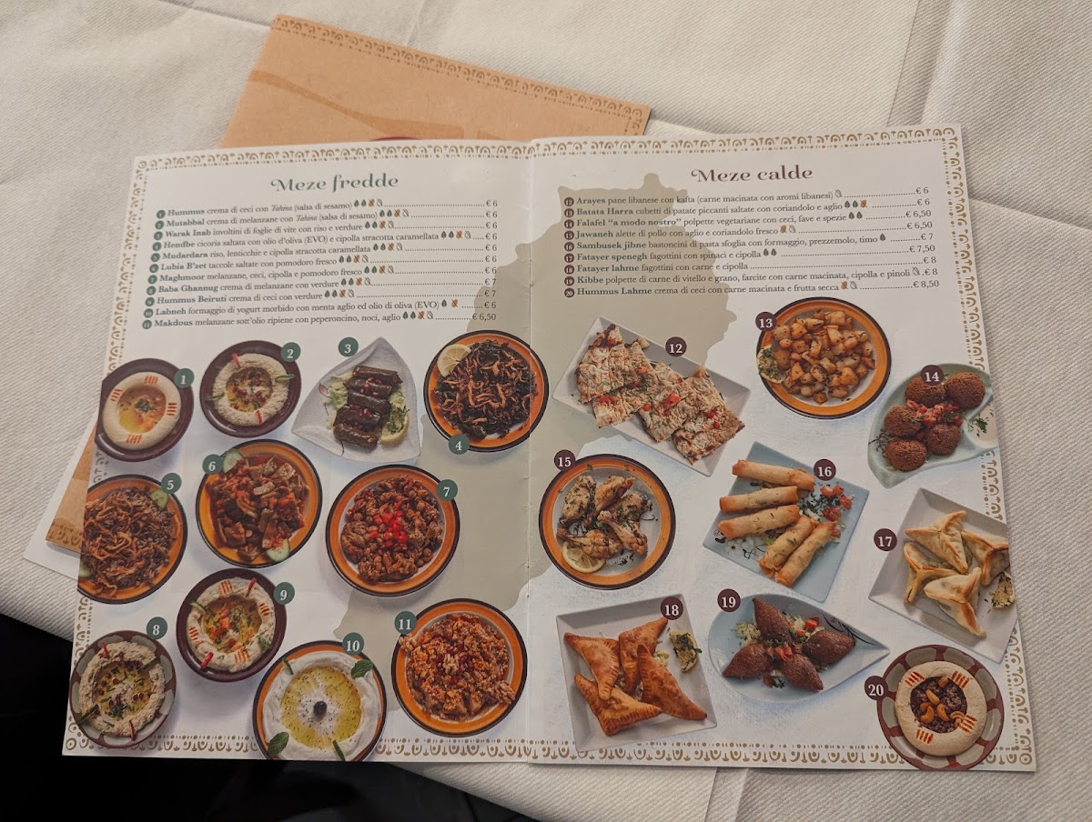 Menu Ristorante Libanese Da Loronce-1