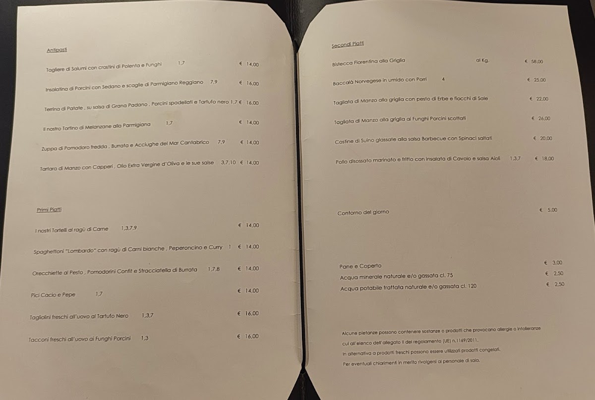 Menu Ristorante Lombardo-1