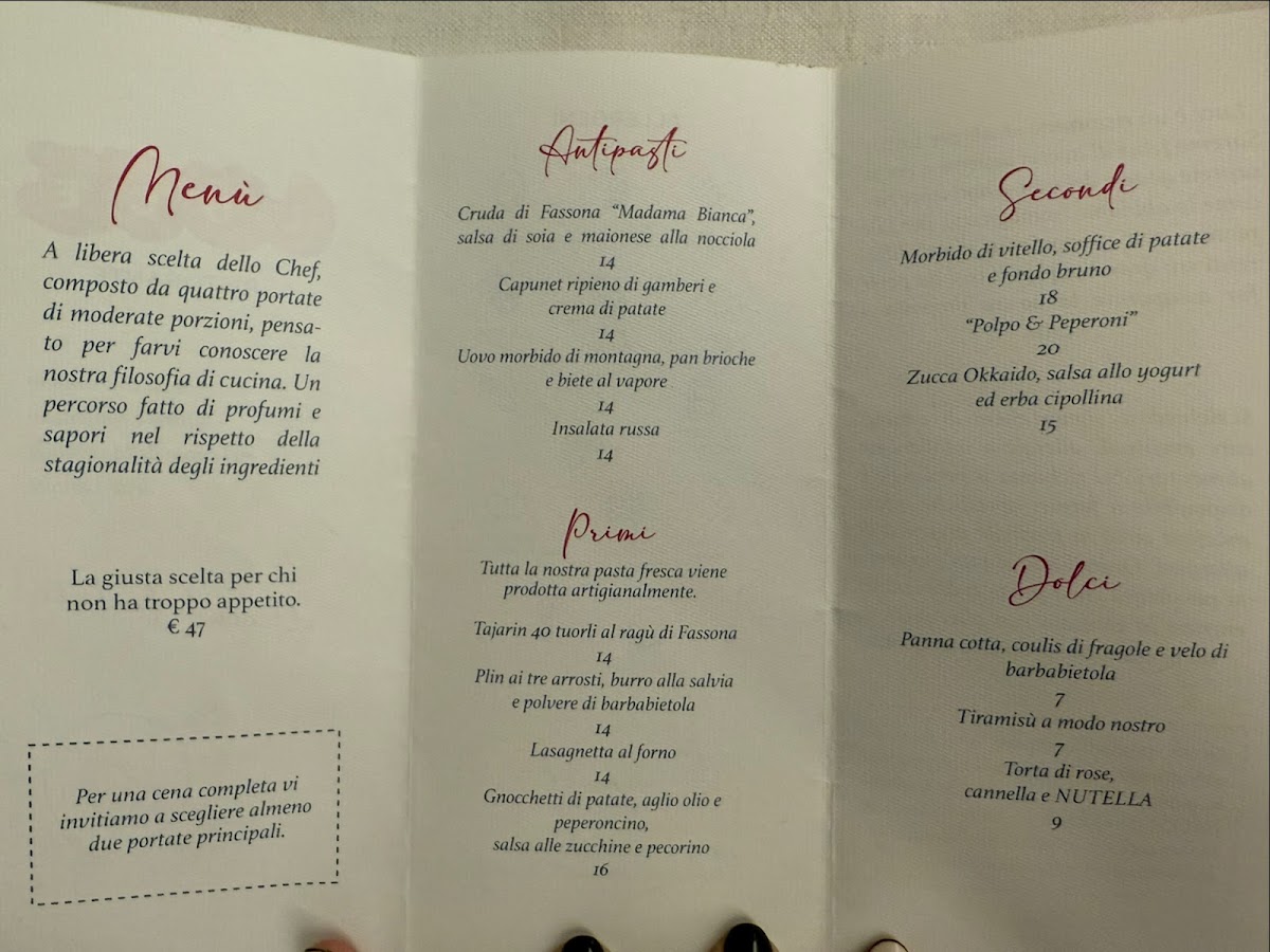 Menu Ristorante Luce-3