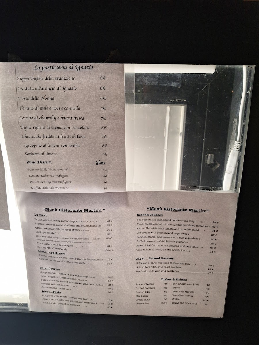 Menu Ristorante Martini-2