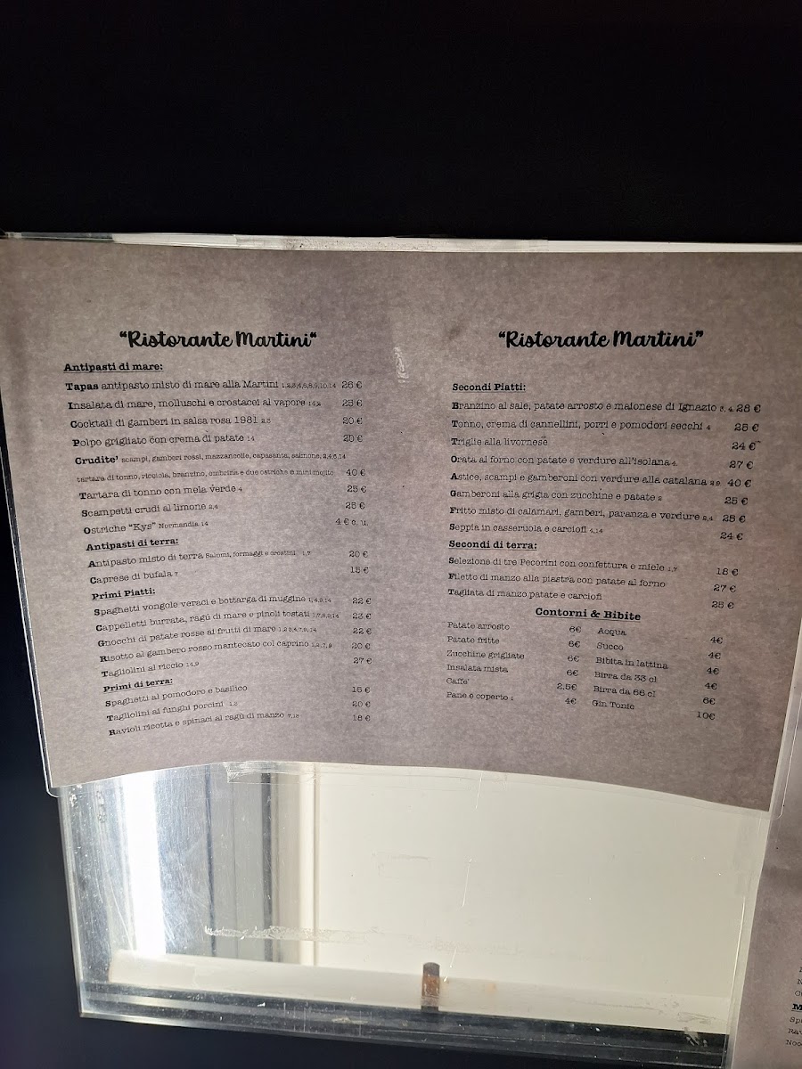 Menu Ristorante Martini-3