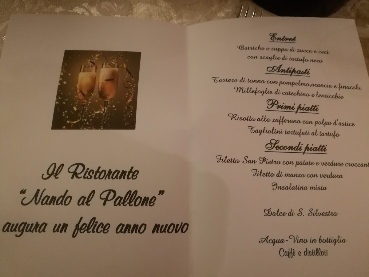 Menu Ristorante Nando Al Pallone-7