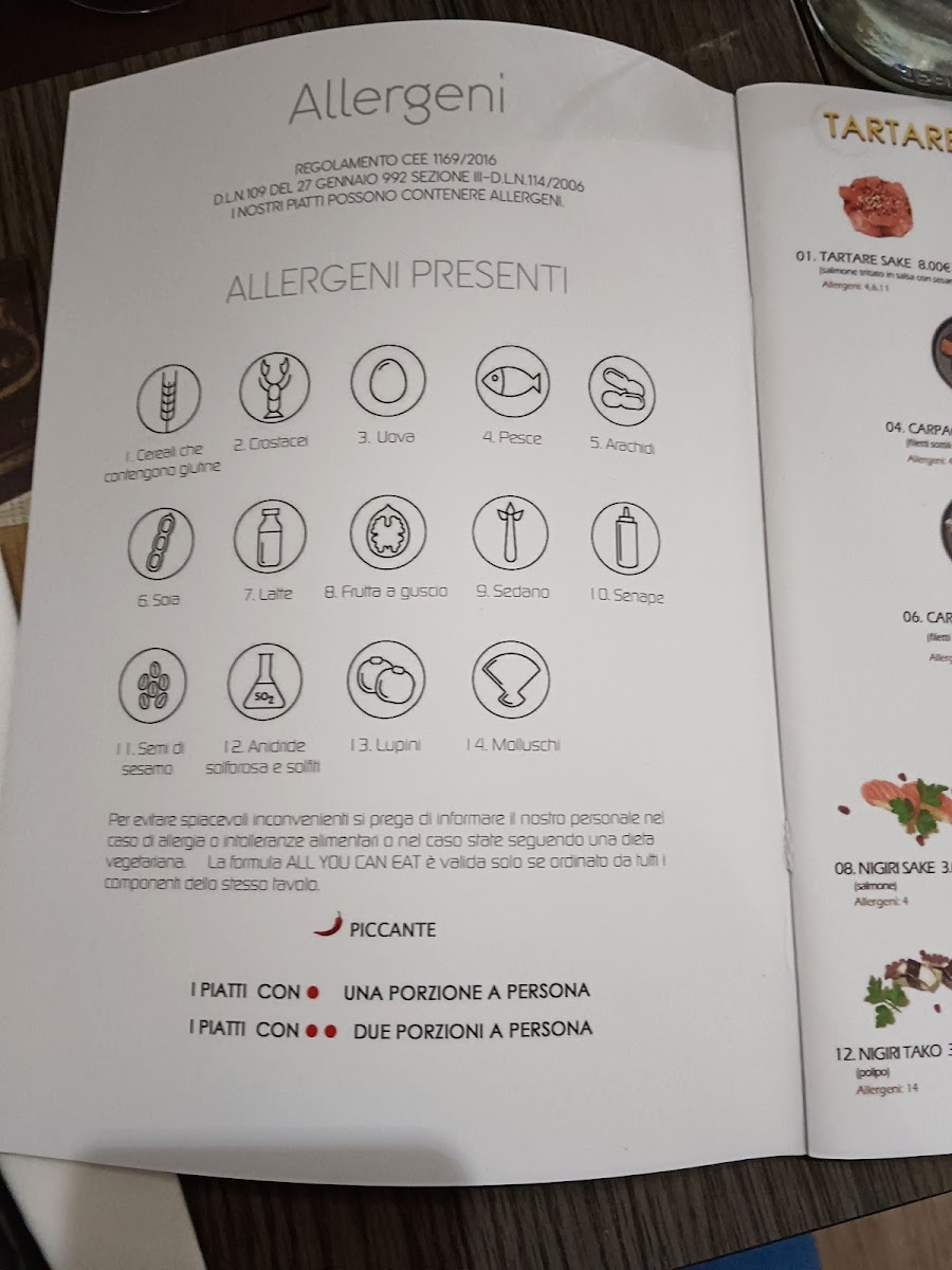 Menu Ristorante Nikkozen-9