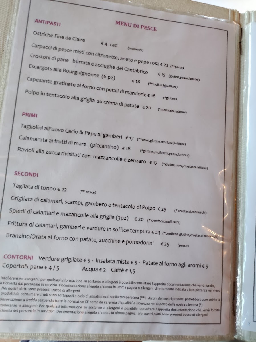 Menu Ristorante Oca Bianca Modena-1