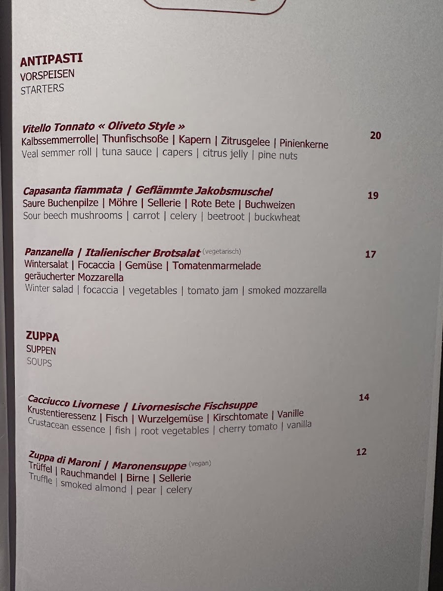 Menu Ristorante Oliveto-2