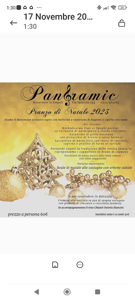 Menu Ristorante Panoramic Club-3