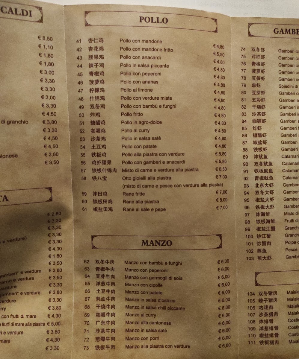 Menu Ristorante Pechino-7