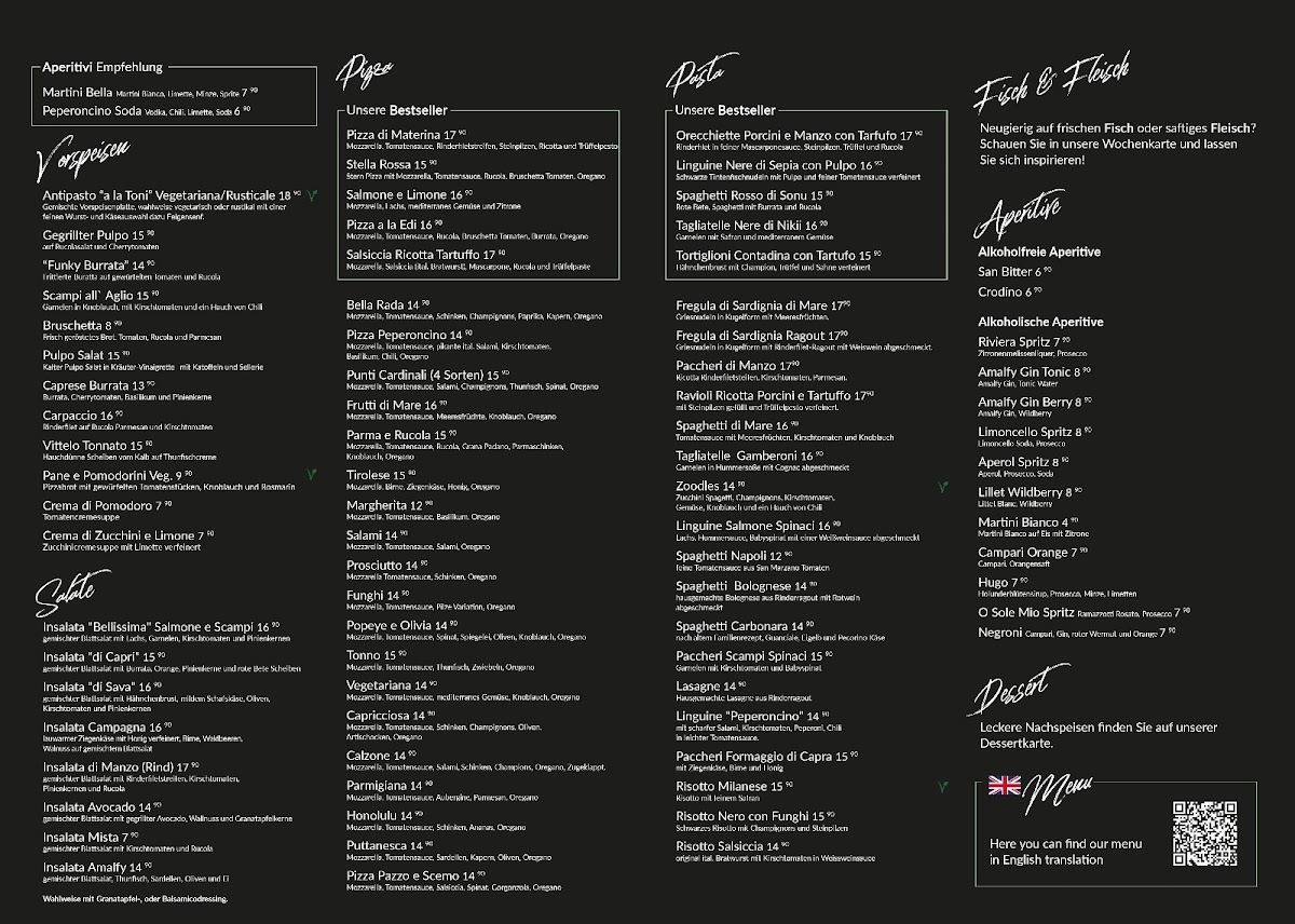 Menu Ristorante Peperoncino | Italienisches Restaurant | Leverkusen-1