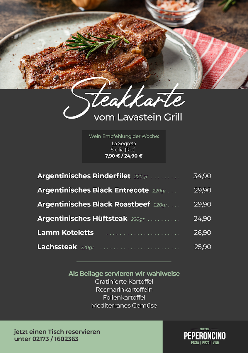 Menu Ristorante Peperoncino | Italienisches Restaurant | Leverkusen-2