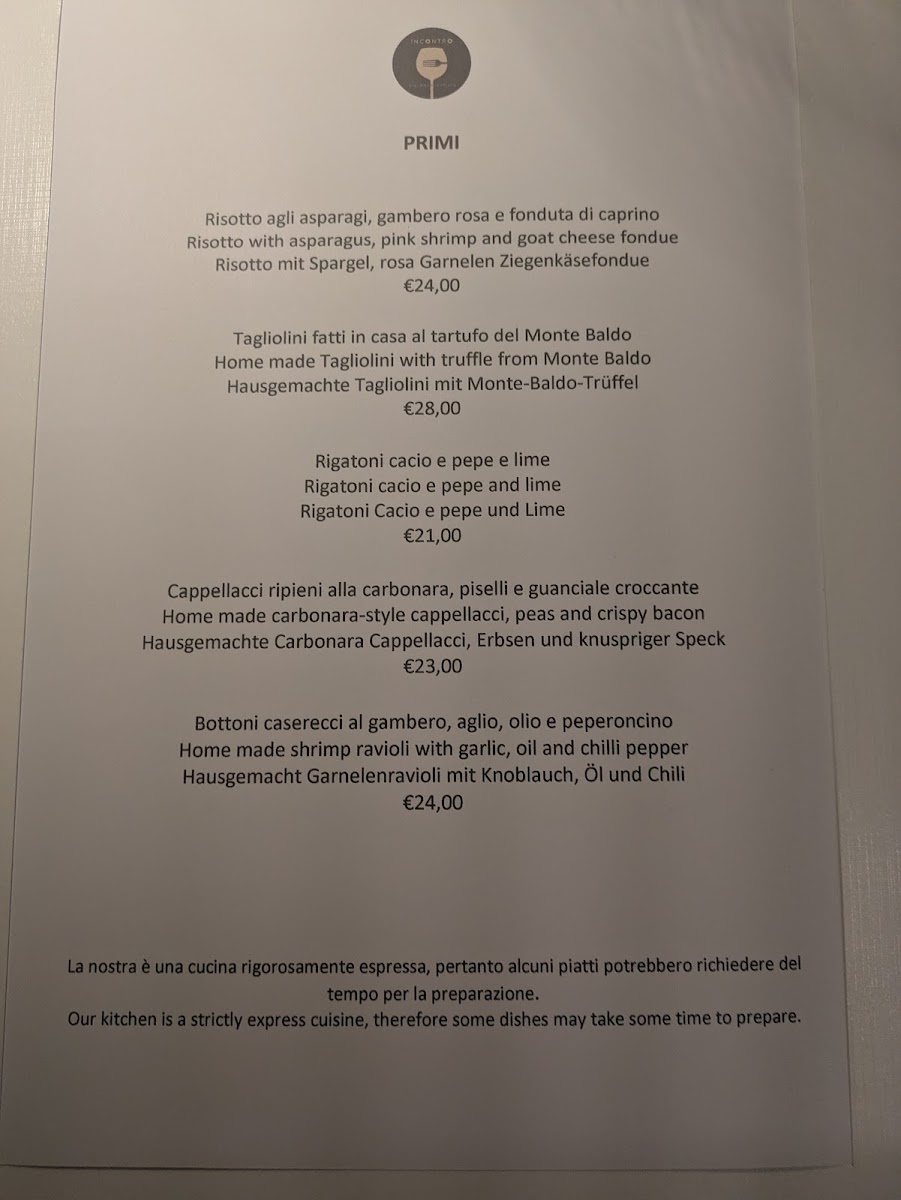 Menu Ristorante Pizza Incontro-3
