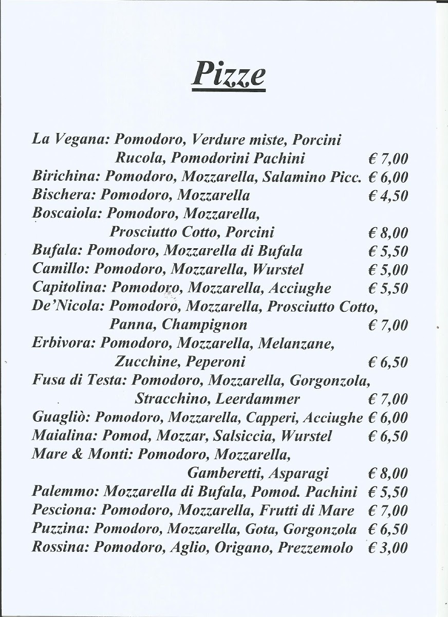 Menu Ristorante Pizzera Smile-1