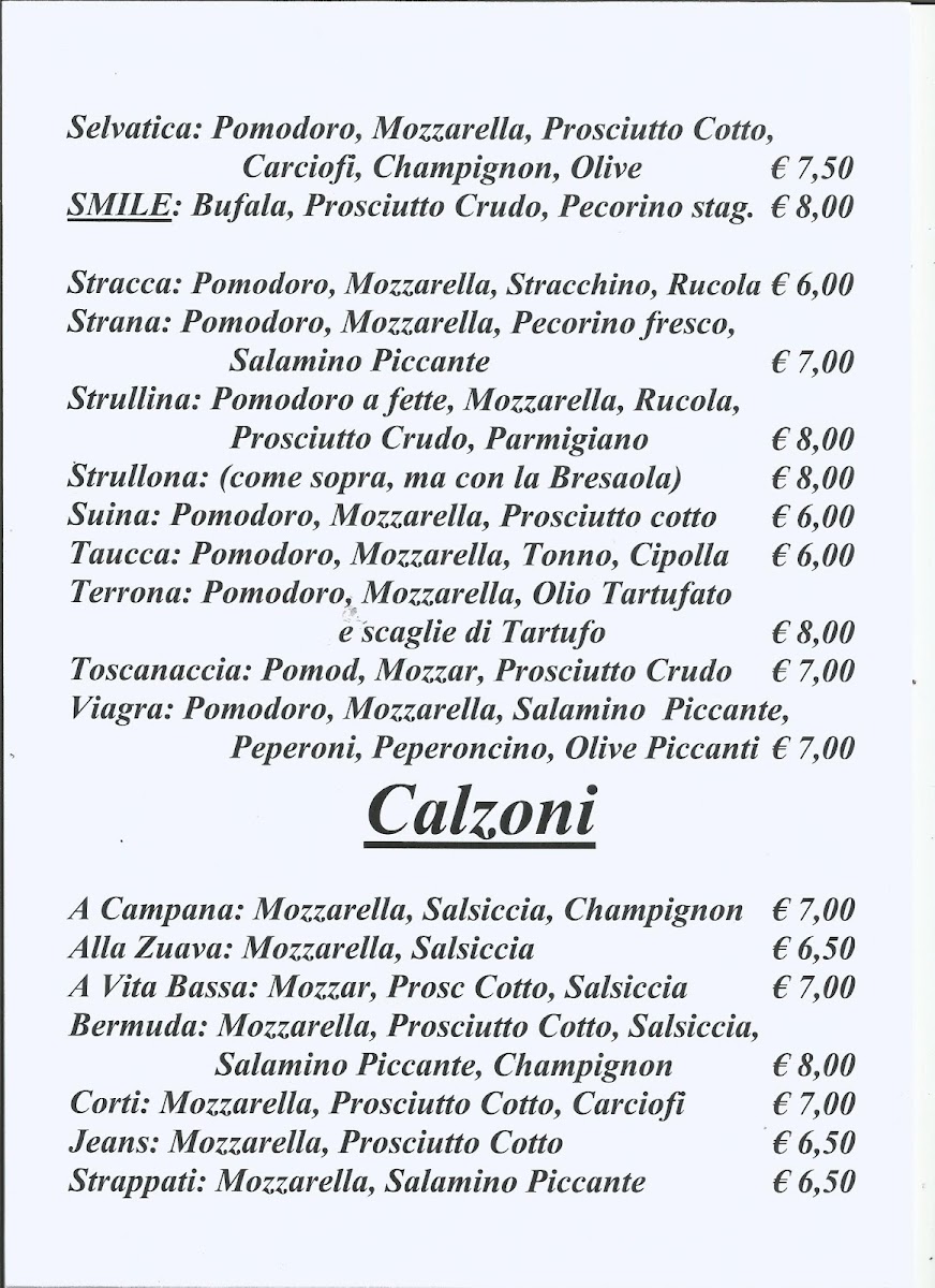 Menu Ristorante Pizzera Smile-2