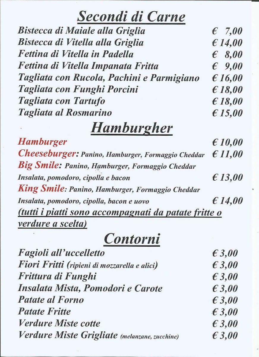 Menu Ristorante Pizzera Smile-3